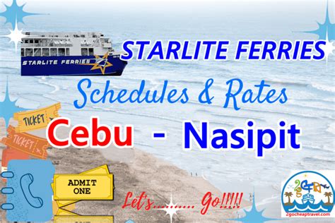 CEBU TO BUTUAN CITY BY FERRY (Schedule and Rates) .